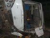 В Броварах в результате ДТП автобус с пассажирами упал с моста