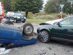 В Чехии Audi и Skoda Favorit столкнулись лоб в лоб
