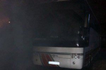 В Стрые подожгли польский автобус
