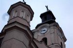 Ужгород. На вежі римо-католицького костелу св. Юрія з’явився новий годинник
