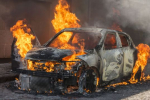 Всего за сутки в Украине сожгли 3 авто ТЦКашников