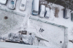 В українських сусідів Закарпаття сніг уже зафарбував землю й автівки у білий колір