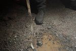 В Закарпатье водитель вызвал копов из-за ямы на трассе 