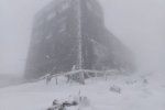 Густой туман и метель разразился в конце мая на Закарпатье 