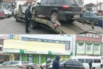 В Ужгороде эвакуатор забирает неправильно парковкованные машины