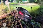 ДТП в Закарпатье: Пьяный "шумахер" жестко припарковался в ограждение