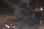 В Закарпатье автомобиль занялся пламенем прямо на ходу 