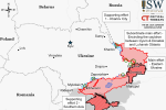 Американский Институт изучения войны опубликовал карту боевых действий в Украине на 1 июля
