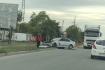 "БМВ" в’їхала у вантажівку у Мукачево