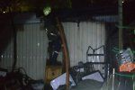 Пожарные областного центра Закарпатья ликвидировали пожар на территории рынка