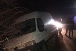 Ночная авария в Закарпатье: Пьяные маневры "шумахера" на микроавтобусе закончились в кювете