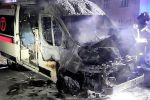 В Польше сожгли авто скорой помощи, предназначенные прифронтовым госпиталям в Украине