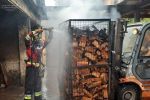 В Закарпатье в помещении для сушки древесины вспыхнул пожар