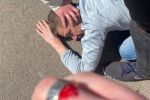 В центре Ужгорода 39-летний псих устроил потасовку с военнослужащей из теробороны 