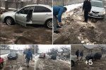 Гнів громади змусив бірова села на Закарпатті самому взяти лопату й вийти на автодорогу