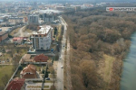 Неймовірний Ужгород з висоти польоту квадрокоптера: Вражаючі зйомки Слов'янської набережної 