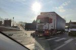 ДТП в Закарпатье: На трассе Киев-Чоп не слабо столкнулись два грузовика