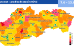 На мапі Словаччини з'явились перші два зелених окреси, правила пом'якшуються.