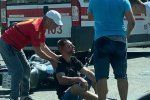 ДТП в областном центре Закарпатья: Столкнулись микроавтобус и мотоцикл 