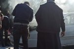 В Ужгороде автомобиль священника охвачен огонь 