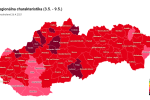 Розділення Словаччини по ковід-автомату з 03.05. по 09.05.2021