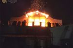 Кадры как из фильма: Пожар поразительных масштабов охватил гостиницу с рестораном в Закарпатье 