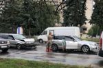 ДТП возле отеля в Ужгороде: Одному автомобилю передок сплющило как гармошку 