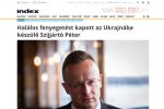 В посольство Венгрии в Киеве поступили угрозы в адрес Петера Сийярто
