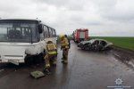 Смертельное ДТП в Донецкой области: автомобиль протаранил рейсовый автобус, есть жертвы