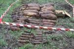 МЧС Закарпатья обезвредили в лесу 40 ржавых боеприпасов
