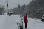 Безперервні снігопади розпочалися на Закарпатті сьогодні уранці