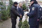 Міліція перевіряє місця реалізації новорічних ялинок в Ужгороді