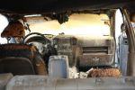 В Ужгороде "гусары" подожгли легковой автомобиль Kia Sorento