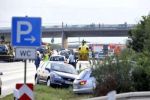 Цепную реакцию вызвала авария на шоссе в Германии