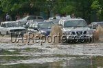 В Иршавском районе затопило дороги и приусадебные участки