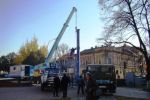 В Ужгороде демонтировали рекламный бигборд "чебурашка"