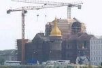 В Почаевской Лавре временно приостановили строительство храма