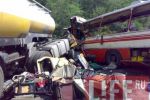 В России бензовозстолкнулся с автобусом, 20 погибших