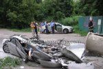 В Киеве «бешеная» бетономешалка устроила кровавое ДТП