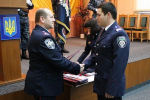 Кращих правоохоронців С.Шаранич нагородив грамотами та відзнаками міліції