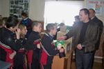 Налоговые Николаи привезли детям школы-интерната новую школьную форму