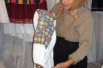 Павлина Шимон у музеї "Хата бабки Павлини"