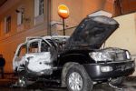 В Мукачево загорелся Toyota Land Cruiser