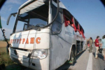 В Болгарии перевернулся и сгорел автобус: 8 - погибли, 2 - в коме