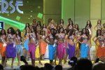 Отборочный этап "Мисс Вселенной 2011" на сцене в Сан-Паулу