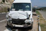 В Севастополе столкнулись два автобуса Mercedes-Benz и MAN