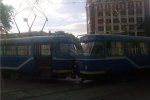 В Одессе столкнулись два трамвая, никто не пострадал
