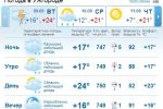 В Ужгороде днем пасмурно, небольшой кратковременный дождь