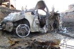На Столичном шоссе разбился и сгорел Porsche 911 Carrera 4 S