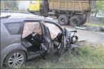 Страшное ДТП в Днепропетровск : джип врезался в грузовик